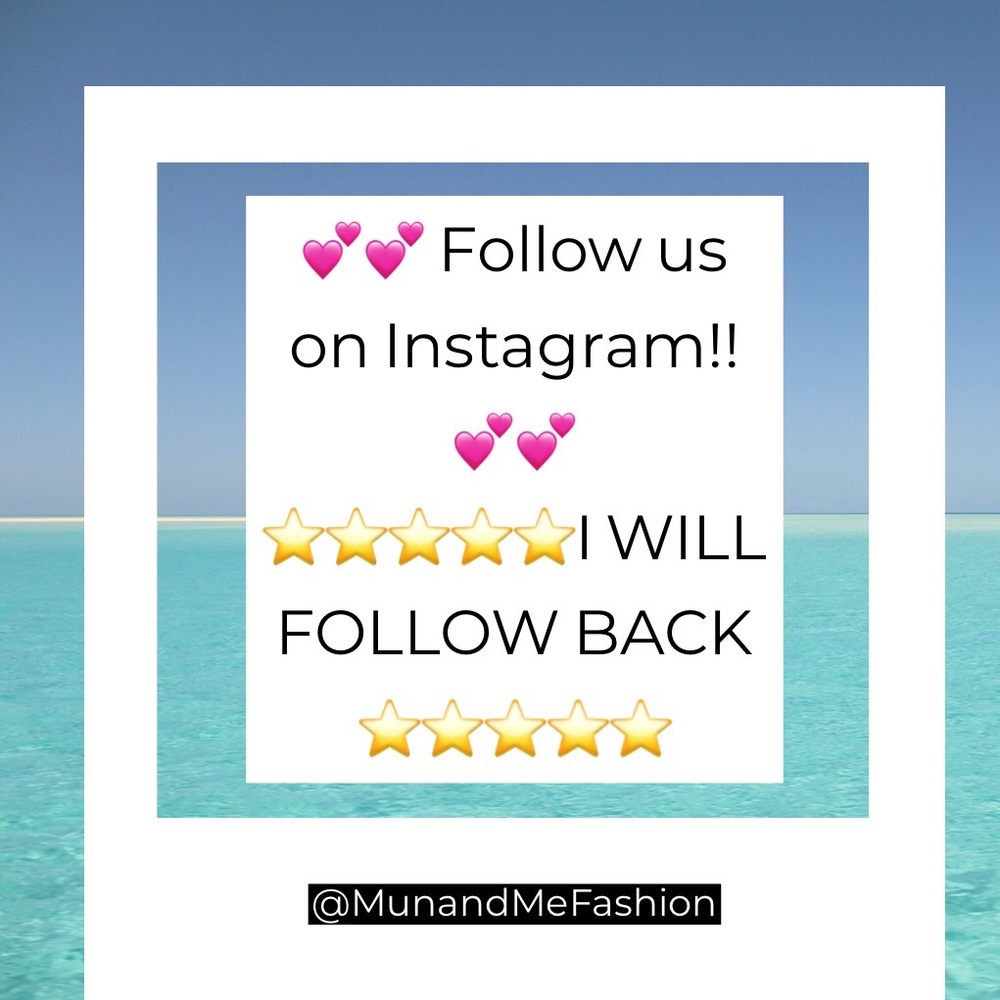 🙌🏻 🙋‍♀️ Follow us on Instagram & Poshmark 🙌🏻